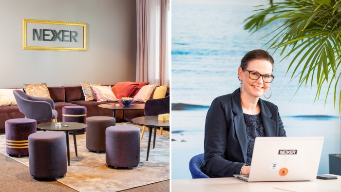 Ingela Lindahl, eventmanager, kontorsansvarig och FIO (First Impression Officer), på Nexer som nyligen flyttat till nya lokaler i Dockan i Malmö.